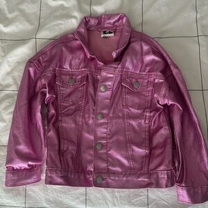 Cotton On Kids Shiny Pink Jacket
